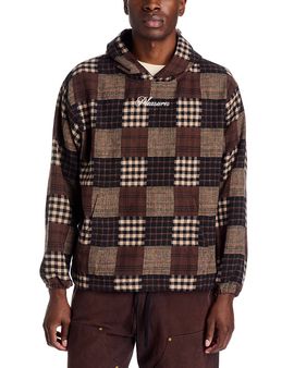 Pleasures Pleasures Madras Patchwork Oversized Hoodie