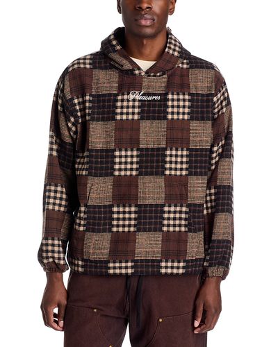 Pleasures Pleasures Madras Patchwork Oversized Hoodie