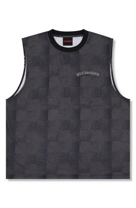 PLEASURES PLEASURES Neural Perforated Sleeveless Jersey Tank