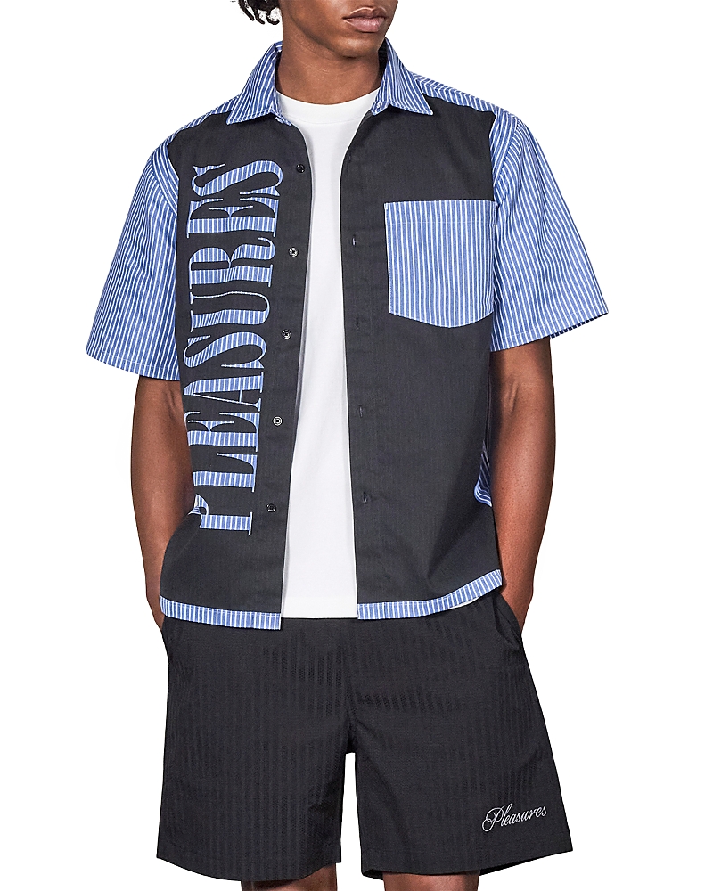 Pleasures - Onyx Block Logo Pocket Shirt