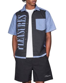 Pleasures Pleasures Onyx Block Logo Pocket Shirt