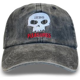 PLEASURES PLEASURES Skull Denim Baseball Cap