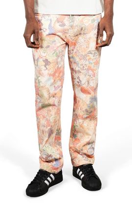 PLEASURES PLEASURES Stickers Straight Leg Jeans