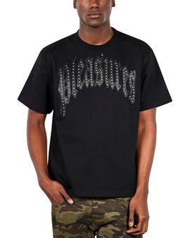 Pleasures Pleasures Stud Logo Crewneck T-Shirt