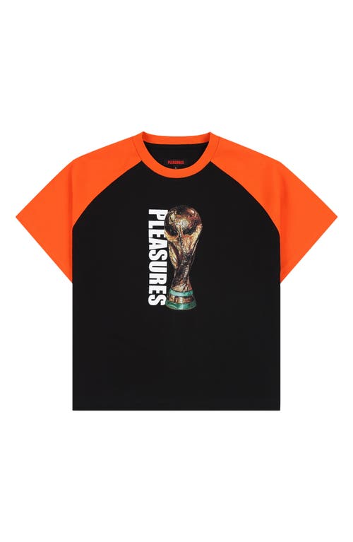 PLEASURES PLEASURES World Cup Trophy Raglan Graphic T-Shirt