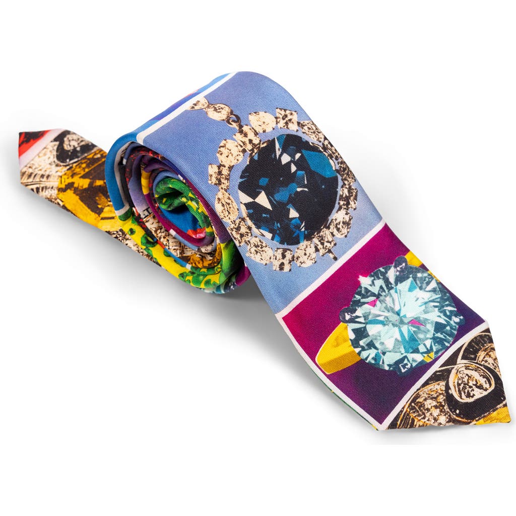 PLEASURES PLEASURES x Richard Bernstein Jewel Print Tie