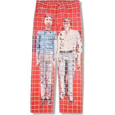 PLEASURES PLEASURES x Talking Heads Buildings Straight Leg Jeans