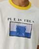 PLEASURES PLEASURES X Talking Heads Graphic Ringer Tee in White, Men's at Urban Outfitters - 4