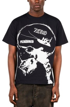 PLEASURES PLEASURES X Zero Skateboards Roaches Graphic T-Shirt