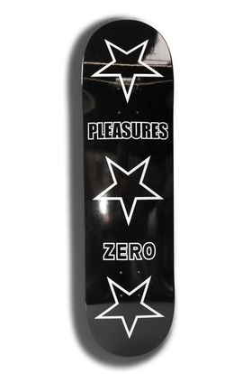 PLEASURES PLEASURES x Zero Stars Skate Deck