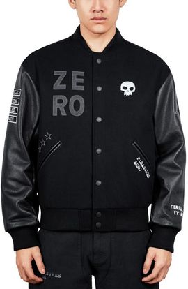 PLEASURES Zero Pleasures Varsity Jacket