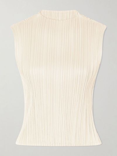 PLEATS PLEASE ISSEY MIYAKE August plissé tank