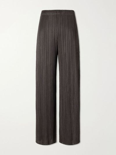 PLEATS PLEASE ISSEY MIYAKE August plissé wide-leg pants