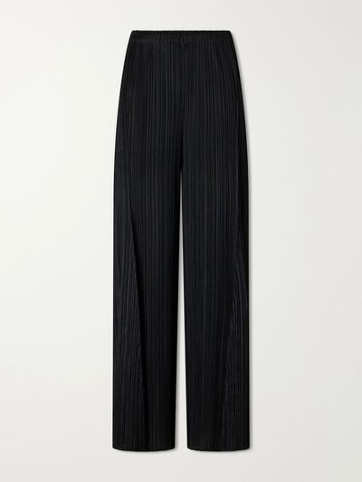 PLEATS PLEASE ISSEY MIYAKE July Bouquet plissé wide-leg pants