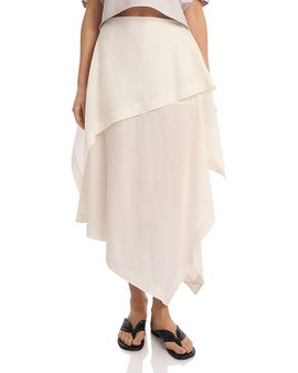 Pleats Please Issey Miyake Pleats Please Issey Miyake All Squares Asymmetrical Skirt