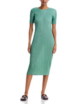 Pleats Please Issey Miyake Pleats Please Issey Miyake August Plisse Midi Dress
