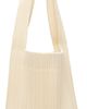 PLEATS PLEASE ISSEY MIYAKE PLEATS PLEASE ISSEY MIYAKE Beige Crepe Knit Tote - 2
