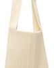 PLEATS PLEASE ISSEY MIYAKE PLEATS PLEASE ISSEY MIYAKE Beige Crepe Knit Tote - 3