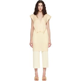 PLEATS PLEASE ISSEY MIYAKE PLEATS PLEASE ISSEY MIYAKE Beige Lucid Pleats Top