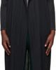 PLEATS PLEASE ISSEY MIYAKE PLEATS PLEASE ISSEY MIYAKE Black Facade Coat - 1