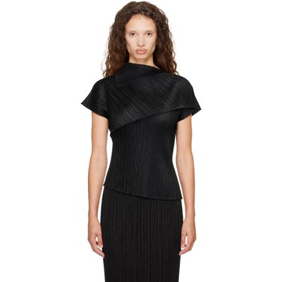 PLEATS PLEASE ISSEY MIYAKE PLEATS PLEASE ISSEY MIYAKE Black Leap Top