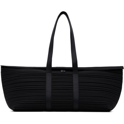 PLEATS PLEASE ISSEY MIYAKE PLEATS PLEASE ISSEY MIYAKE Black Pleats Boston Shoulder Bag
