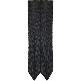 PLEATS PLEASE ISSEY MIYAKE PLEATS PLEASE ISSEY MIYAKE Black Skinny Scarf