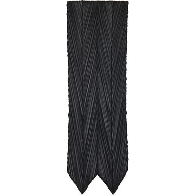 PLEATS PLEASE ISSEY MIYAKE PLEATS PLEASE ISSEY MIYAKE Black Skinny Scarf