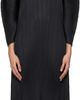 PLEATS PLEASE ISSEY MIYAKE PLEATS PLEASE ISSEY MIYAKE Black Wormhole Midi Dress - 1