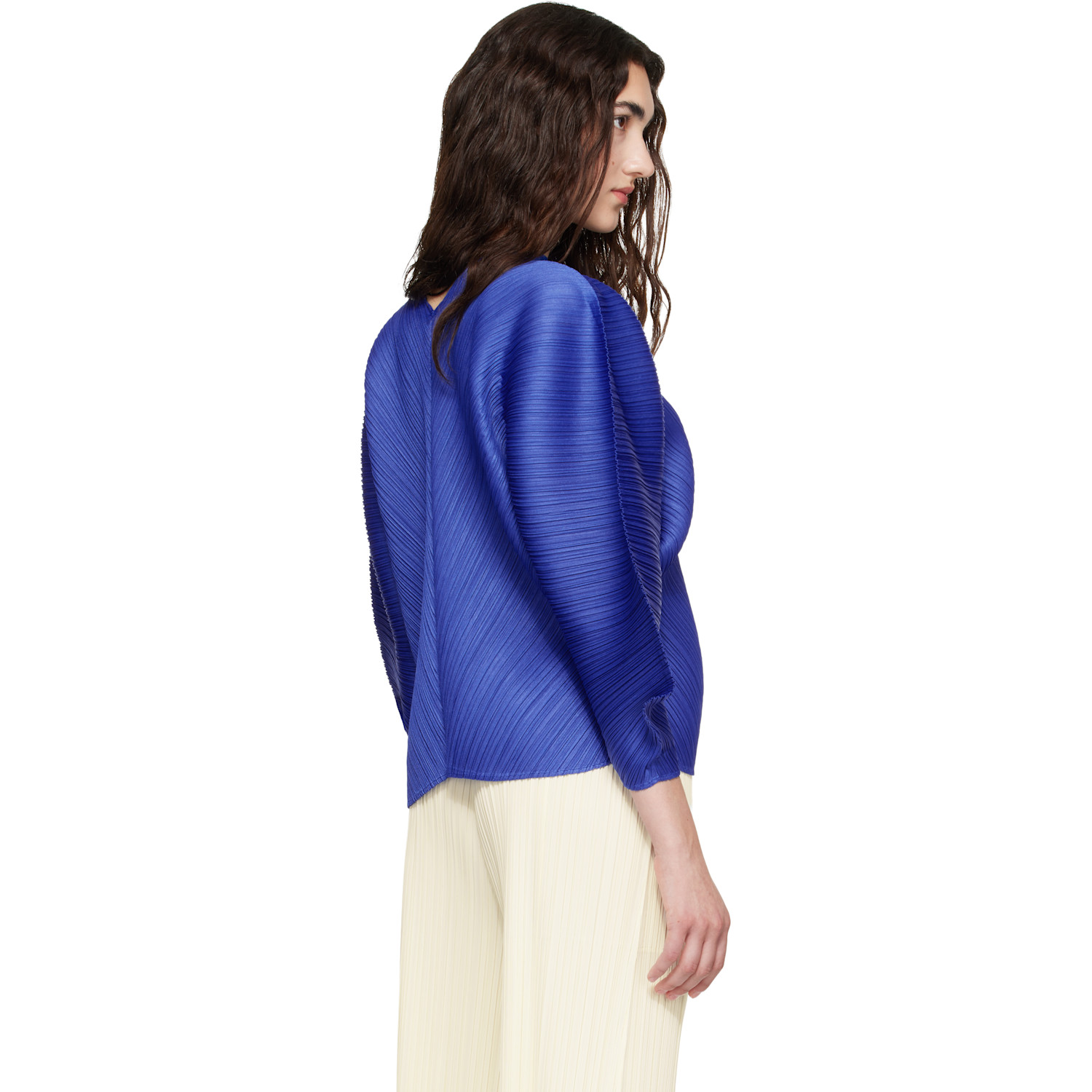 PLEATS PLEASE ISSEY MIYAKE - Blue Coast Blouse