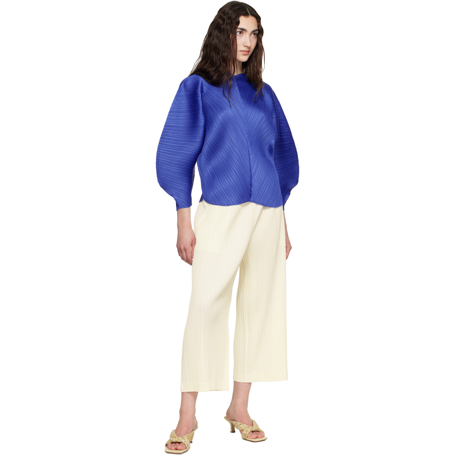 PLEATS PLEASE ISSEY MIYAKE - Blue Coast Blouse