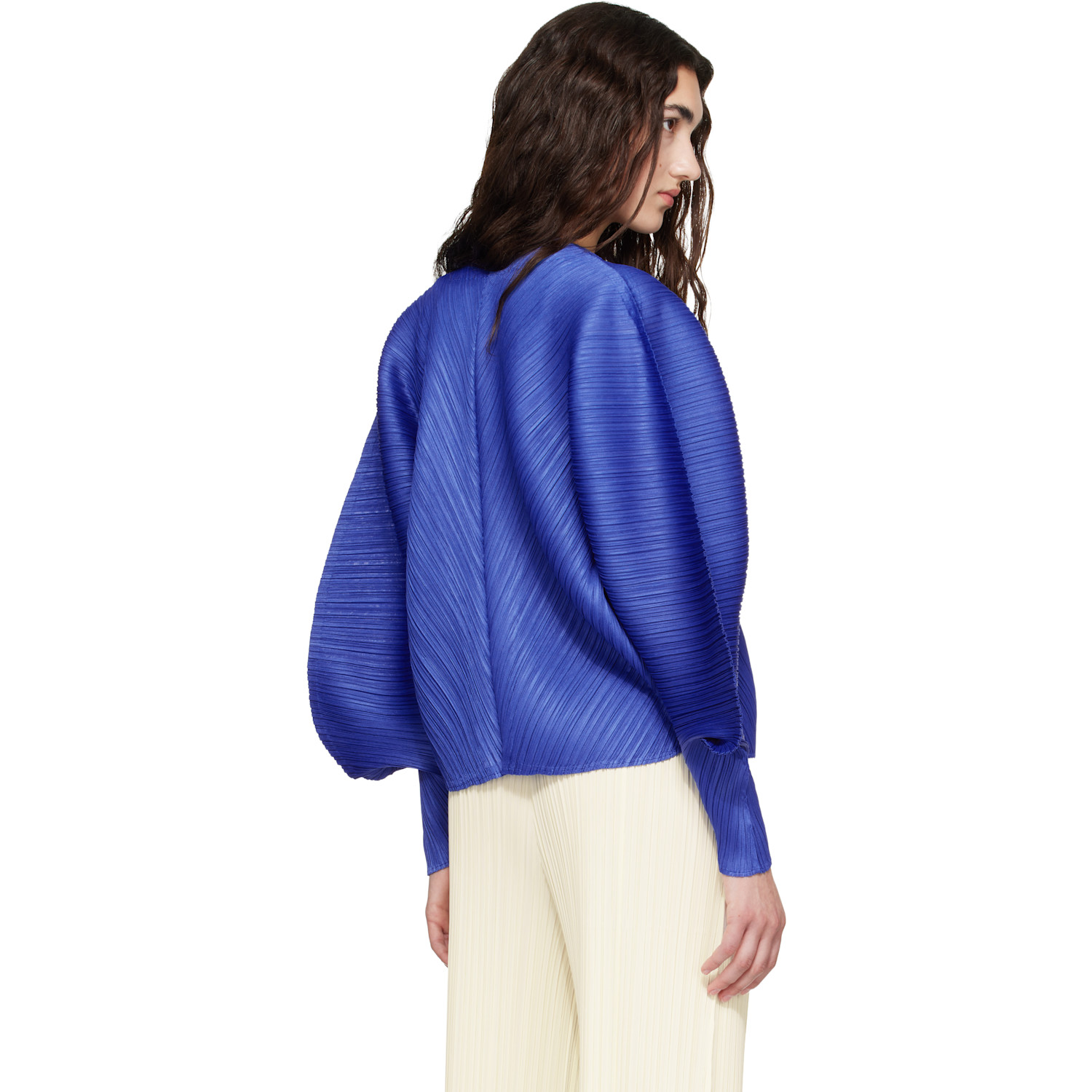 PLEATS PLEASE ISSEY MIYAKE - Blue Coast Cardigan