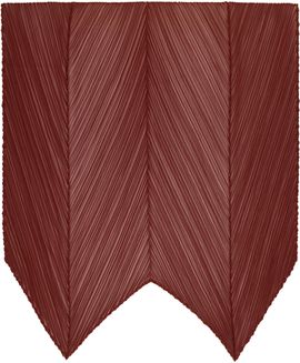 PLEATS PLEASE ISSEY MIYAKE PLEATS PLEASE ISSEY MIYAKE Burgundy Monthly Colors October Scarf