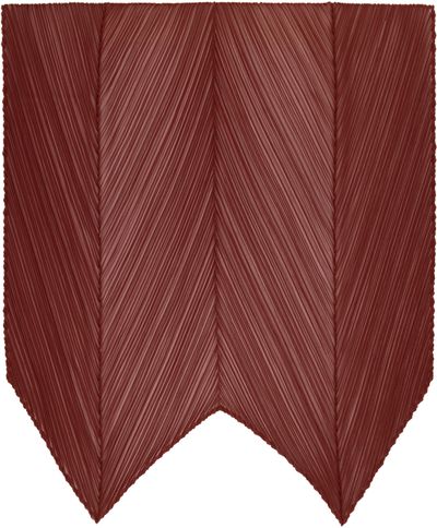 PLEATS PLEASE ISSEY MIYAKE PLEATS PLEASE ISSEY MIYAKE Burgundy Monthly Colors October Scarf