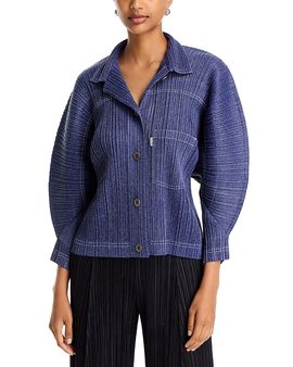Pleats Please Issey Miyake Pleats Please Issey Miyake Denim Jacket