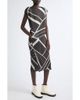 Pleats Please Issey Miyake Pleats Please Issey Miyake Fold Line Pleated Midi Dress - 1