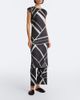 Pleats Please Issey Miyake Pleats Please Issey Miyake Fold Line pleated printed midi dress - 6