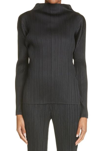 Pleats Please Issey Miyake Pleats Please Issey Miyake Funnel Neck Pleated Top