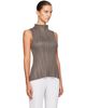 PLEATS PLEASE ISSEY MIYAKE PLEATS PLEASE ISSEY MIYAKE Gray Mellow Pleats Top - 2