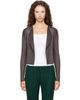 PLEATS PLEASE ISSEY MIYAKE PLEATS PLEASE ISSEY MIYAKE Gray Monthly Colors June Cardigan - 1