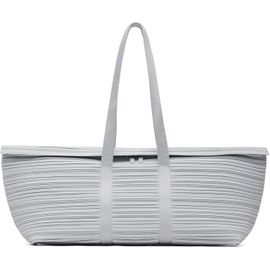 PLEATS PLEASE ISSEY MIYAKE PLEATS PLEASE ISSEY MIYAKE Gray Pleats Boston Bag