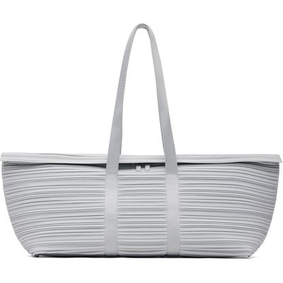 PLEATS PLEASE ISSEY MIYAKE PLEATS PLEASE ISSEY MIYAKE Gray Pleats Boston Bag