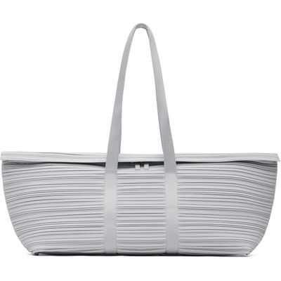 PLEATS PLEASE ISSEY MIYAKE PLEATS PLEASE ISSEY MIYAKE Gray Pleats Boston Shoulder Bag