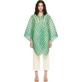 PLEATS PLEASE ISSEY MIYAKE PLEATS PLEASE ISSEY MIYAKE Green Basket Madame-T Scarf