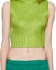 PLEATS PLEASE ISSEY MIYAKE PLEATS PLEASE ISSEY MIYAKE Green Tune Top - 1