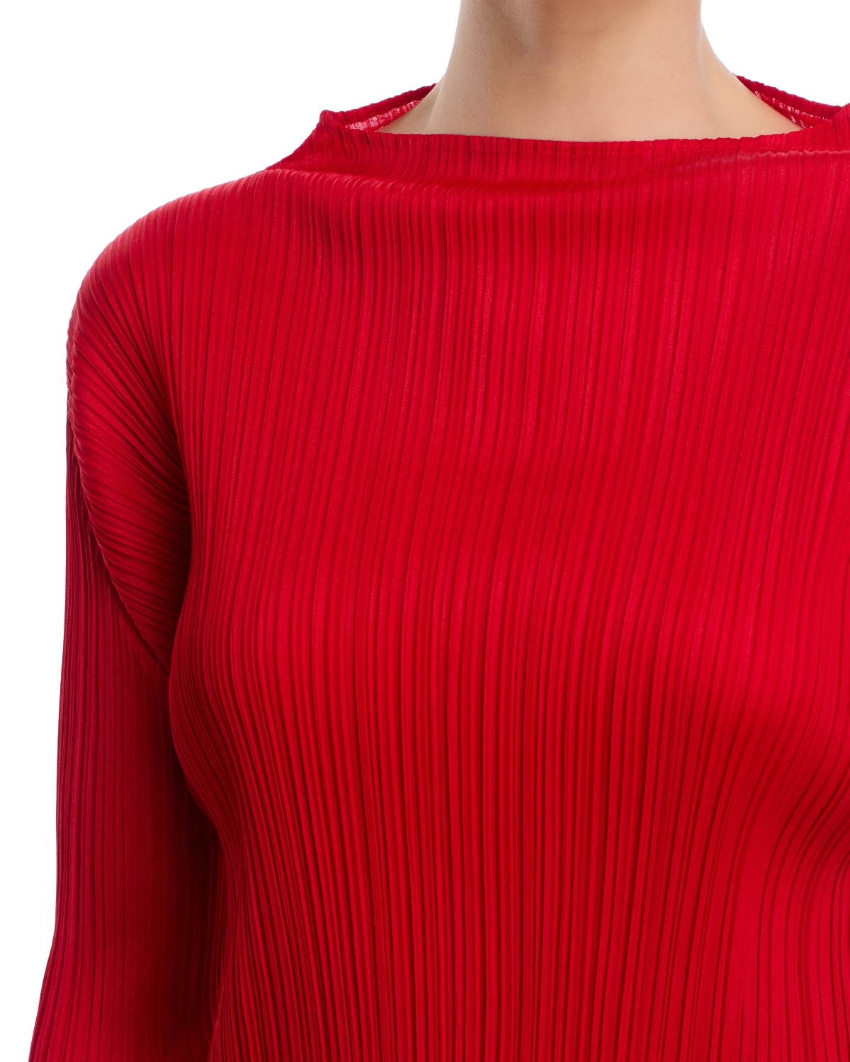 Pleats Please Issey Miyake - High Neck Top