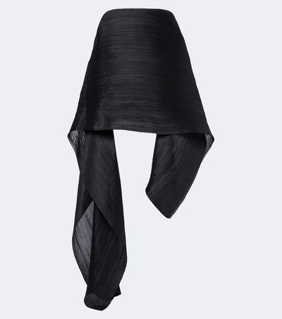 Pleats Please Issey Miyake Pleats Please Issey Miyake Madame T pleated shawl
