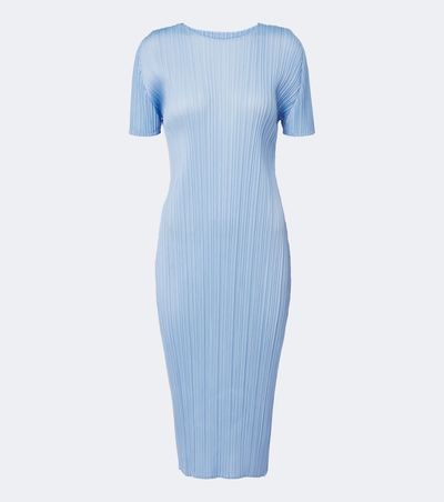 Pleats Please Issey Miyake Pleats Please Issey Miyake Monthly Colors: August pleated midi dress
