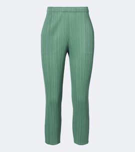 Pleats Please Issey Miyake Pleats Please Issey Miyake Monthly Colors: August pleated slim pants