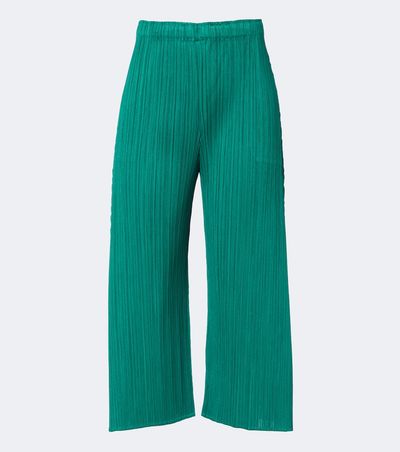 Pleats Please Issey Miyake Pleats Please Issey Miyake Monthly Colors: July pleated wide-leg pants